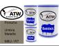Preview: Porsche, Umbra Metallic, M8U / R7: 500ml Lackdose + 500ml Klarlack + 250ml Härter - Set, von ATW Autoteile West.